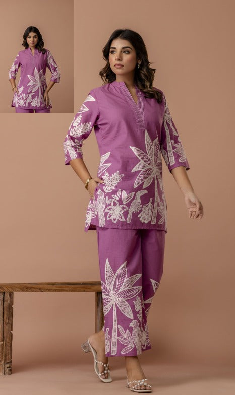 Amethyst Bloom Co-ord Set